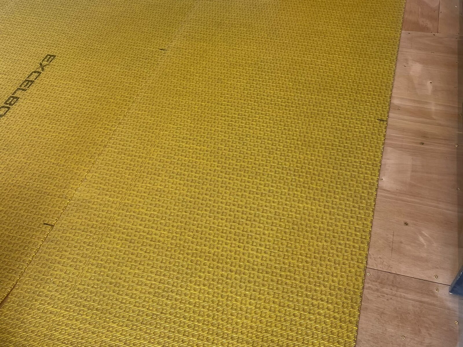 Uncoupling membrane laid over the underfloor heating before tiling, Orpington